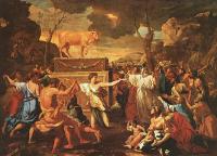 Poussin, Nicolas - The Adoration of the Golden Calf, approx